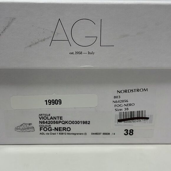 NEW AGL Violante Snakeprint Chunky Leather Platform Sandals Size 38/8🎁 - Picture 6 of 6